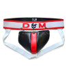 BDSMaster Jockstrap Neo Dungeon Noir-Rouge